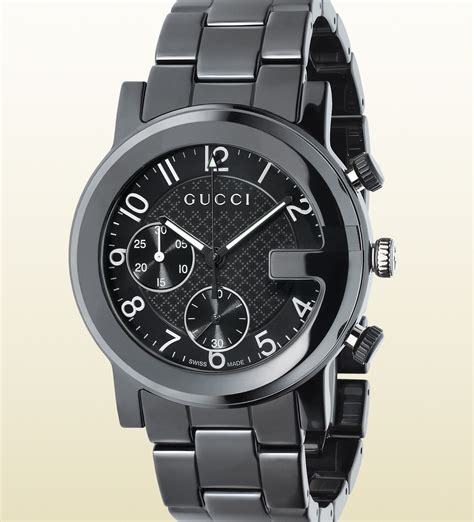 1989 mens gucci watch black face